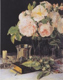 Roses in glass