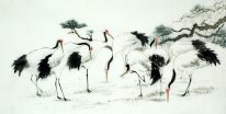 Crane - pintura china