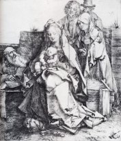 the holy family with st john the magdalen and nicodemus 1512