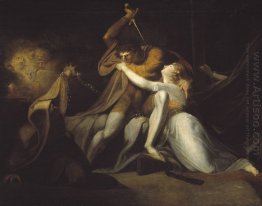 Percival Delivering Belisane from the Enchantment of Urma