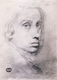 study for the self portrait 1855