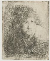 Self Portrait Leaning Forward Listening 1628