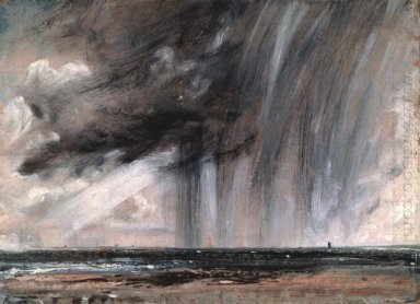 regnstorm över havet 1828