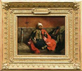 Turk Sitting Smoking On A Couch 1825