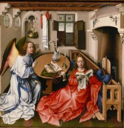 The Mérode Altarpiece - The Annunciation