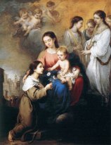 Die Jungfrau und Kind mit St. Rosalina 1670