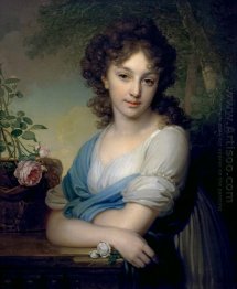 Portrait Of Elena Alexandrovna Naryshkina 1799