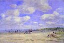 La spiaggia di Tourg Ville Les Sablons 1893