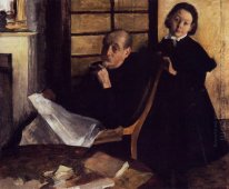 Henri de gas e la sua nipotina Degas lucie