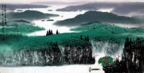 Mountains, river - Chinese Painting