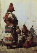 Uzbek Dishes Seller 1873
