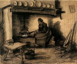 Woman Preparing A Meal 1885