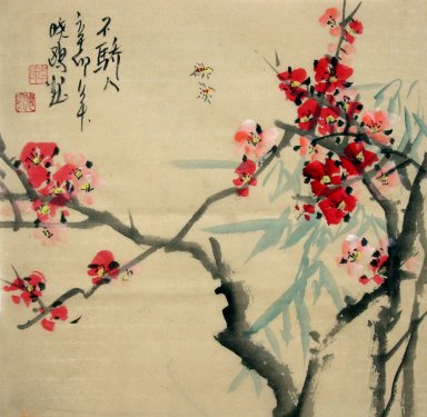 Chinese Painting: Plum - Chinese Painting Cnag233318 - Artisoo.com