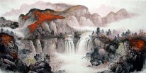 Waterfall - Chinese Painting