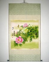 Цветы - Смонтированный - Китайская живопись
