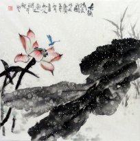 Lotus - peinture chinoise