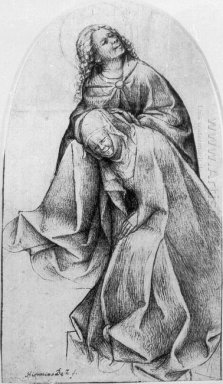 Mary en John Maria en Johannes Aan de voet van het Kruis 1516