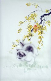 Kat - Chinees Schilderij Kat - Chinees Schilderij