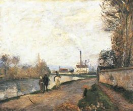 the oise at pontoise in bad weather 1876