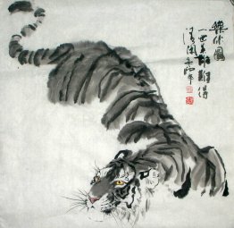 Tiger - la pintura china