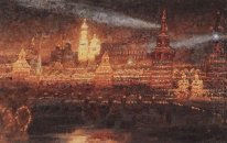 Illumination Of Moscow 1882