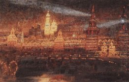 Illumination Of Moscow 1882