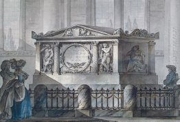 Design of Samuel Greig's tomb in Tallinn