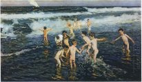 Sad Inheritance Study Beach Rascals 1908