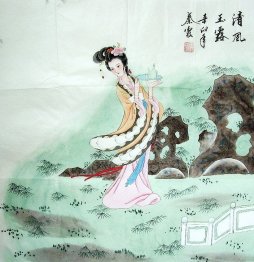 Beautiful Lady - Chinese Painting