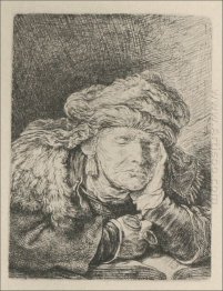 An Old Woman Sleeping 1635