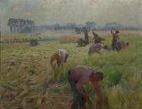 Flax harvesting