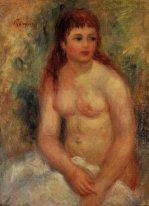 Duduk Wanita Muda Nude 1910