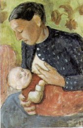 Breastfeeding mother of Paula Modersohn-Becker