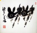 Katt-Freehand - kinesisk målning