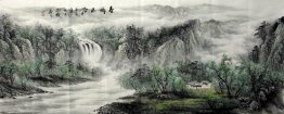 Waterfall - Chinese Painting