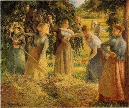 harvest at eragny 1901