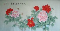 Peony - Lukisan Cina