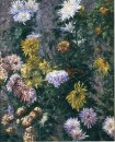 White And Yellow Chrysanthemums 1893