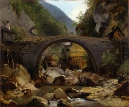 Mountain Stream In The Auvergne 1830