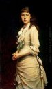 Retrato de Sofía Ivanovna Kramskoy hija del artista 1882