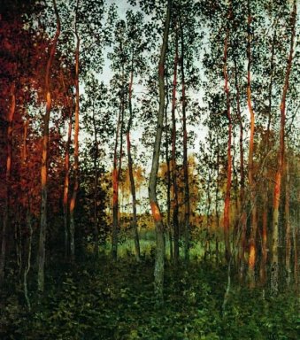 The Last Rays Of The Sun Aspen Hutan 1897