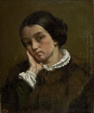 Portrait Of Z¨|Lie Courbet 1847