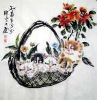 Cat - Chinesische Malerei