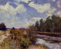 the seine at bougival 1876