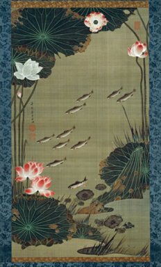 Lotus Pond and Fish