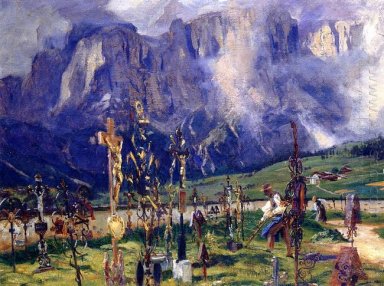 Cimetière dans le Tyrol 1915