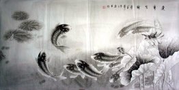 Fish&Lotus - Chinese Painting