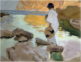 Elena In Cove San Vicente At Majorca 1919