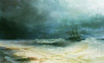 Schiff in einem Sturm 1895