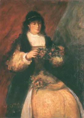 Mädchen mit Blumen